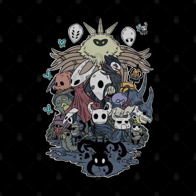 Hollow Party Throw Pillow Official Hollow Knight Merch