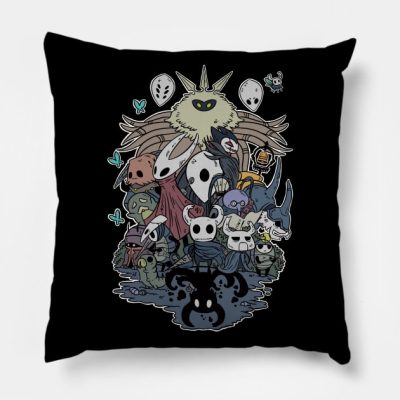 Hollow Party Throw Pillow Official Hollow Knight Merch