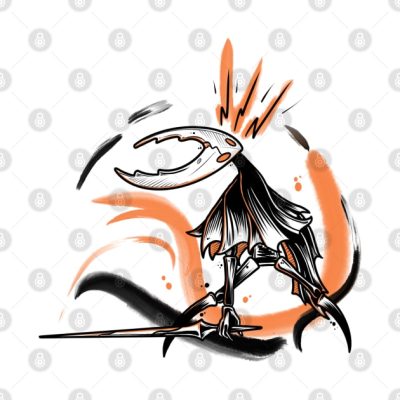 Shrieking Hollow Knight Throw Pillow Official Hollow Knight Merch