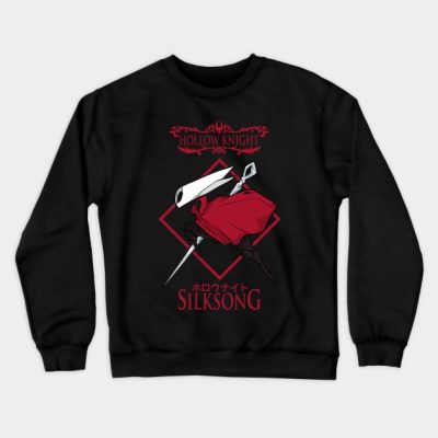 Hollow Knight Silksong Red Crewneck Sweatshirt Official Hollow Knight Merch
