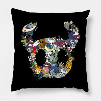 Hollow Crew Throw Pillow Official Hollow Knight Merch