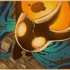 Cartoon Hollow Knight Poster Classic Japanese Anime Retro Poster Kraft Paper Prints Wall Art Home Room 19 - Hollow Knight Store