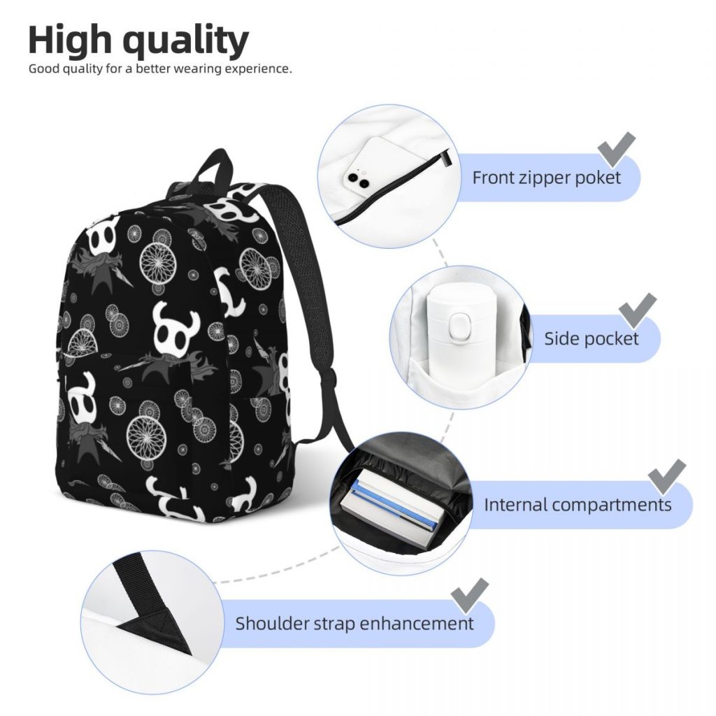 Hollow Knight Backpack Elementary High College School Student Bookbag Men Women Daypack Sports 2 - Hollow Knight Store