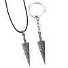 New Hollow Knight Metal Pendant Necklace Spike Shape Cosplay Costumes Keychain Interesting Keyring Small Gift - Hollow Knight Store