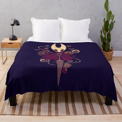 Silksong Hollow Knight Hornet Bug Videogame Throw Blanket Official Hollow Knight Merch