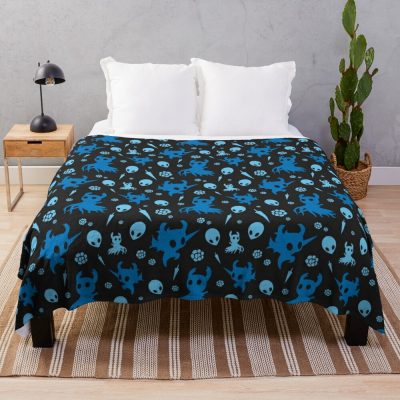 Lifeblood Hollow Knight Pattern Throw Blanket Official Hollow Knight Merch