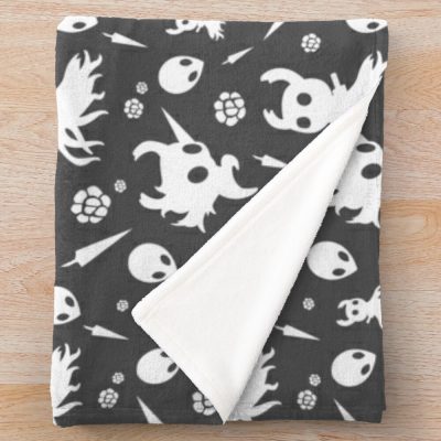Soul Hollow Knight Pattern Throw Blanket Official Hollow Knight Merch
