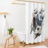Hollow Knight Hollow Grunge 4 Shower Curtain Official Hollow Knight Merch
