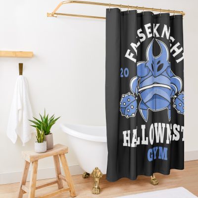 Hollow Knight False Knight Gym Shower Curtain Official Hollow Knight Merch