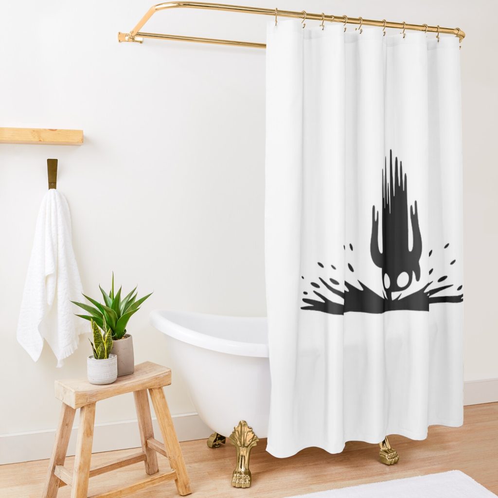 Hollow Knight Desolate Dive Shower Curtain Official Hollow Knight Merch