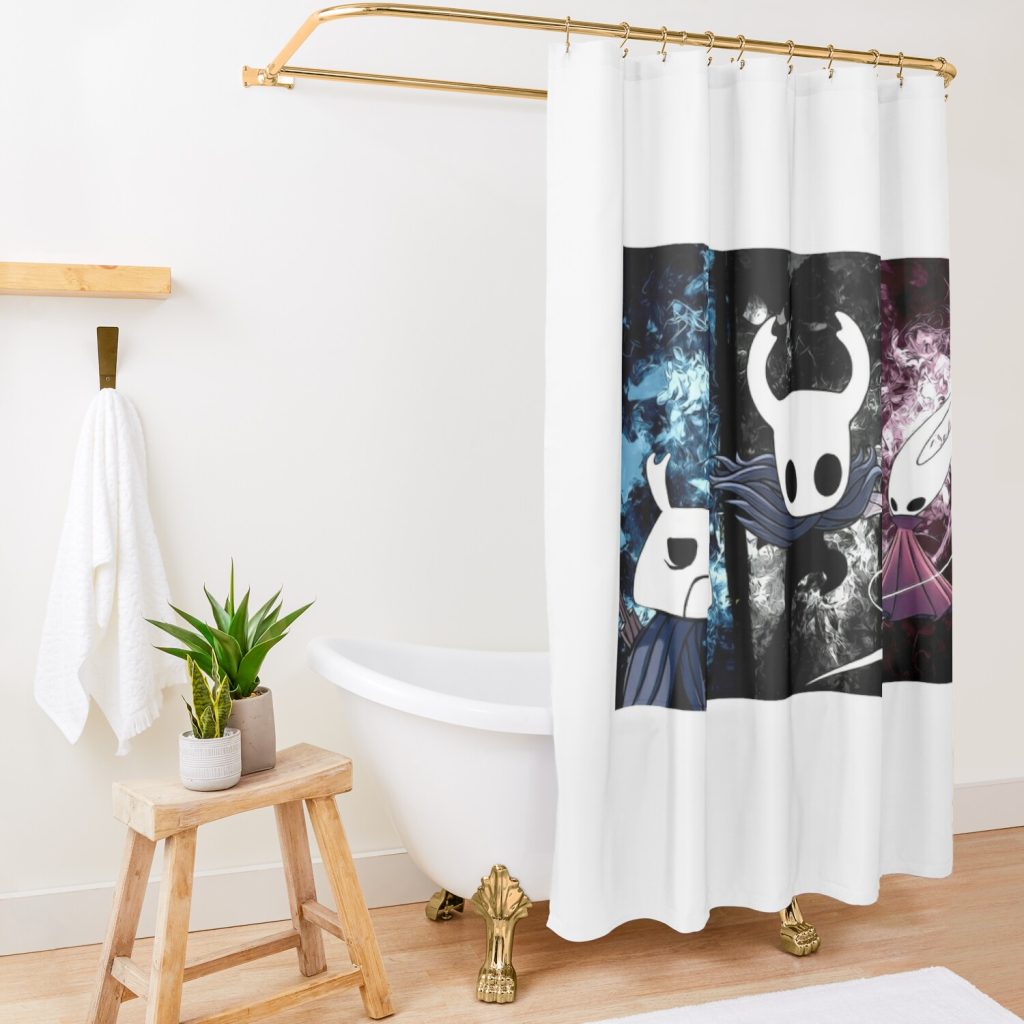 Hollow Knight Tri Shower Curtain Official Hollow Knight Merch