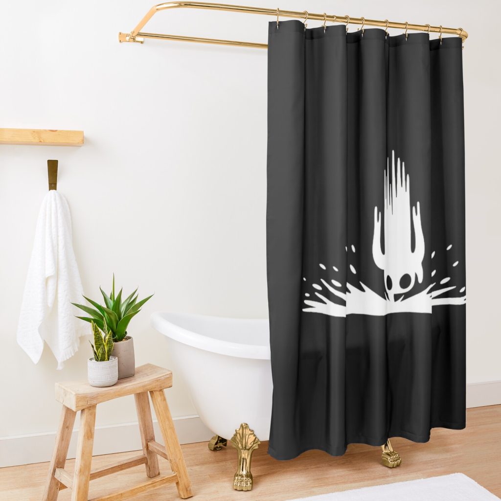 Hollow Knight Desolate Dive Shower Curtain Official Hollow Knight Merch