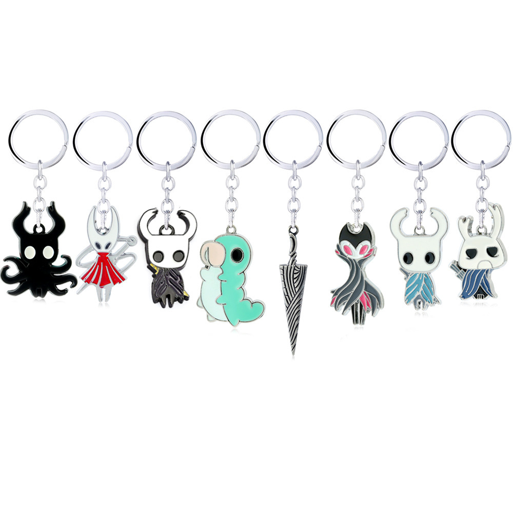 Hollow Knight Octopus Pendant Car Keychain