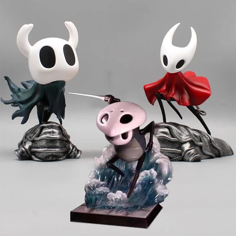 kf S08fc08f5a6d940aa837e3cb7b0df8c17P Anime Adventure Game Statue Hornet Hollow Knight Figurine Action Quirrel Figure Dolls PVC Collectible GK Model - Hollow Knight Store